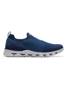 Clarks Slippersy "Nature X" w kolorze niebieskim - Półbuty męskie - miniaturka - grafika 1