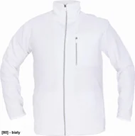 Bluzy męskie - CERVA KARELA polar unisex - biały 3XL - miniaturka - grafika 1