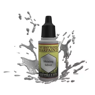 Army Painter Metallics - Shining Silver - Akcesoria do gier planszowych - miniaturka - grafika 1