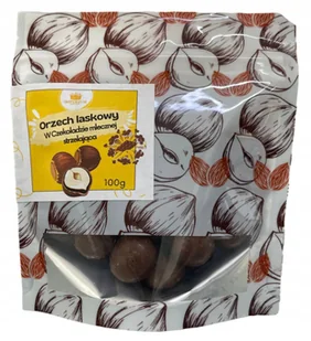 IMPERIUM SMAKU ORZECH LASKOWY W CZEKOLADZIE MLECZNEJ STRZELAJ��CEJ 100g - Słodkie kremy i masła - miniaturka - grafika 1
