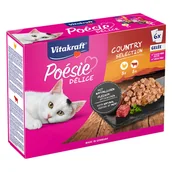 Mokra karma dla kotów - Vitakraft Poésie DéliSauce, saszetki, 6 x 85 g  - Wybór dań wiejskich - miniaturka - grafika 1