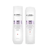 Szampony do włosów - Goldwell DUALSENSES BLONDES & HIGHLIGHTS Szampon 250 ml + Odżywka 200 ml 0000052683 - miniaturka - grafika 1