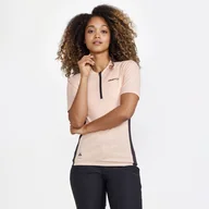 Koszulki i topy damskie - Damska Koszulka z krótkim rękawem CRAFT CORE OFFROAD SS JERSEY W 1910587-758992 – Beżowy - miniaturka - grafika 1