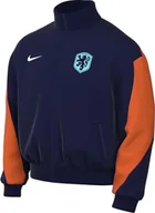 Kurtki męskie - Nike Kurtka męska Netherlands Dri-Fit Strike Anthm Jkt, Blue Void/Safety Orange/White, FJ2908-492, XL - miniaturka - grafika 1