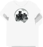 Koszulki i topy damskie - Koszulka damska biała z motywem średniowiecznego zamku L - miniaturka - grafika 1