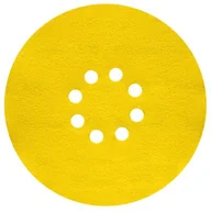 Materiały ścierne - Tarcza ścierna P240 rzep 225 mm 8 otworów 3 sztuk TS30R żółta - miniaturka - grafika 1