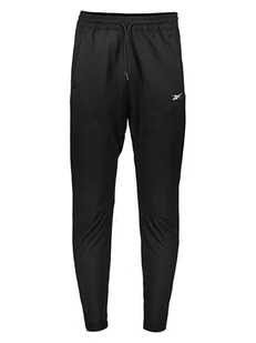 Reebok Spodnie dresowe w kolorze czarnym - Spodnie sportowe męskie - miniaturka - grafika 1