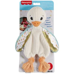 FISHER PRICE PRZYTULANKA SENSORYCZNA GĄSKA GĘŚ - Zawieszki dla dzieci i niemowląt - miniaturka - grafika 1