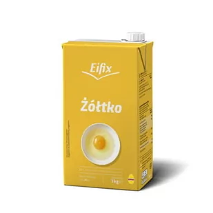 Eifix Żółtko, Pasteryzowane, Płynne, Tetra Brik, 1000G - Dodatki do ciast w proszku - miniaturka - grafika 1