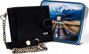 Peterson Skórzany męski portfel Peterson PTN 304ZŁ 2-1-1 NoSize - Portfele - miniaturka - grafika 1