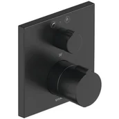 Baterie wannowe i prysznicowe - Duravit C.1 bateria wannowo-prysznicowa podtynkowa czarny mat C15200013046 - miniaturka - grafika 1