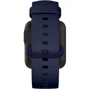 Sportowa opaska na nadgarstek Xiaomi Watch i Mi Watch Lite Silikonowa Miękka w dotyku ciemnoniebieska - Akcesoria do smartwatchy - miniaturka - grafika 1