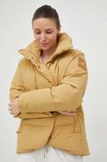Kurtki damskie - adidas Performance kurtka puchowa damska kolor beżowy zimowa - miniaturka - grafika 1