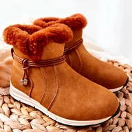 Buty dla dziewczynek - Uggi dziecięcie Big Star BB374058BS 31 Camel (5901437984633) - miniaturka - grafika 1