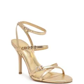 Sandały damskie - Guess Sandały na szpilce | z dodatkiem skóry - miniaturka - grafika 1