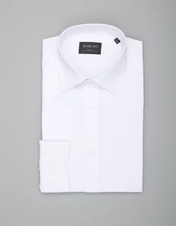 Koszule męskie - koszula latteria 00359 długi rękaw biały slim fit - grafika 1