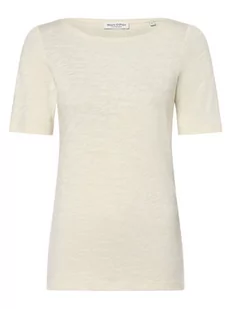 Marc O'Polo - T-shirt damski, beżowy - Koszulki i topy damskie - miniaturka - grafika 1