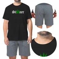 Piżamy damskie - PIŻAMA Męska + SPODENKI STONER MiX - XXL - miniaturka - grafika 1