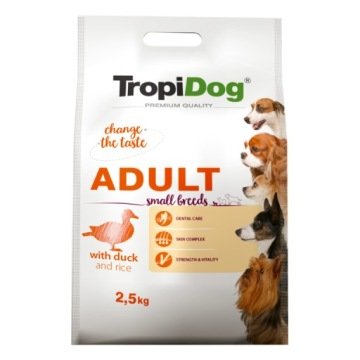 Tropidog Premium Adult Small Breeds Duck&Rice 2,5 kg