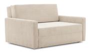 Sofy i kanapy - Amerykanka, fotel z funkcją spania, Melma, 144x99x82 cm, beżowy - miniaturka - grafika 1