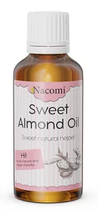 Nacomi Nacomi olej ze słodkich migdałów 50ml - Kremy do twarzy - miniaturka - grafika 1
