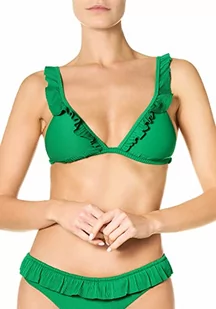 goldenpoint Bikini damski kostium kąpielowy biustonosz Grid, zielony, 80B - Stroje kąpielowe - miniaturka - grafika 1