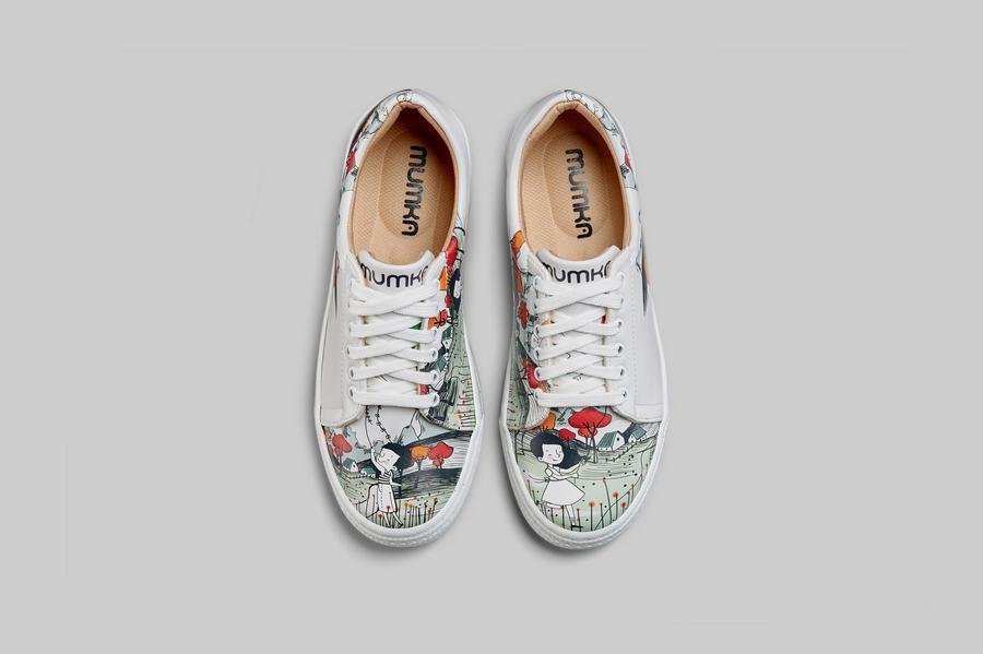 Mumka Shoes Sneakersy wegańskie Dziewczynka i Maki Mumka-41