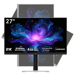 KTC H27T6 27” 16:9 210Hz, Panel Fast IPS, Rozdzielczość 2K QHD, HDR400 1293073DE2AC - Monitory KTC H27T6 27” 16:9 210Hz, Panel Fast IPS, Rozdzielczość 2K QHD, HDR400 1293073DE2AC - Monitory - miniaturka - grafika 1