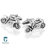 Spinki do mankietów i krawatów - Galante Spinki do mankietów X2 Motosport TSBCP2/044 - miniaturka - grafika 1