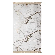 Dywany - Dywan drukowany Neva petra folia 120 x 160 cm biało-złoty - miniaturka - grafika 1