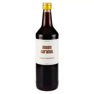 MOUNT CARAMEL DOBRY SYROP TRUSKAWKOWY 1000ml - Syropy i koncentraty owocowe - miniaturka - grafika 1
