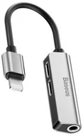 Złącza, przejściówki, adaptery - BASEUS Adapter audio BASEUS L52 - miniaturka - grafika 1