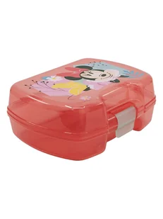 Disney Minnie Mouse Śniadaniówka "Minnie Mouse" w kolorze pomarańczowym - 17 x 14 x 7 cm - Sztućce dla dzieci - miniaturka - grafika 1