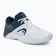 Buty sportowe męskie - Buty do tenisa męskie HEAD Revolt Evo 2.0 white/dark blue - miniaturka - grafika 1