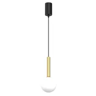 Lampy sufitowe - Play lampa wisząca 1xG9 czarna/złota MLP0971 - miniaturka - grafika 1