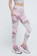 Legginsy - Columbia legginsy sportowe Boundless Trek damskie kolor różowy wzorzyste - miniaturka - grafika 1
