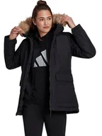 Kurtki damskie - adidas Parka "Utilitas HO" w kolorze czarnym - miniaturka - grafika 1