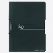 Teczki i skoroszyty - Herlitz skoroszyt z zaciskiem, format A4, czarny - miniaturka - grafika 1