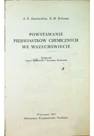 Chemia - Powstawanie pierwiastków chemicznych we wszechświecie - miniaturka - grafika 1