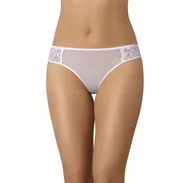 Majtki damskie - Majtki damskie z siateczki koronkowe Rose białe, Teyli - miniaturka - grafika 1
