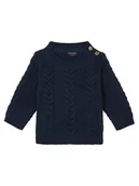 Bluzy i sweterki niemowlęce - Noppies Sweter "Gascones" w kolorze granatowym - miniaturka - grafika 1