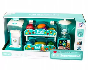 Sklep Warzywniak Stoisko Z Sokami Blender - Zabawy w naśladowanie dorosłych - miniaturka - grafika 1
