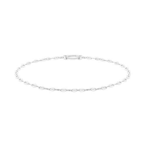 Tamaris Anklet – elegancki łańcuszek na stopę z polerowanej stali nierdzewnej – srebrny – łańcuszek do ust regulowany do 25 cm – wodoodporny i przyjazny dla skóry
