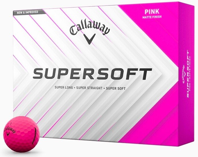 Piłki golfowe Callaway Supersoft 2025 Basic, 12, Supersoft