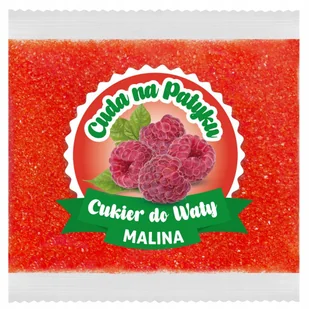 Cukier  MALINA Malinowy 100g saszetka - Cukier i słodziki - miniaturka - grafika 1