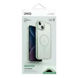 Etui UNIQ Combat Apple iPhone 15 Plus / 14 Plus MagClick Charging miętowy/cool mint - Etui i futerały do telefonów - miniaturka - grafika 3