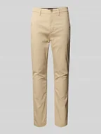 Spodnie męskie - Chinosy o kroju slim fit z mieszanki bawełny - miniaturka - grafika 1