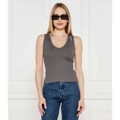 Koszulki i topy damskie - Karl Lagerfeld Top | Slim Fit - miniaturka - grafika 1