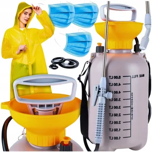 OPRYSKIWACZ CIŚNIENIOWY Ręczny 5L DŁUGA LANCA OGRODOWY Spryskiwacz + Gratis - Opryskiwacze OPRYSKIWACZ CIŚNIENIOWY Ręczny 5L DŁUGA LANCA OGRODOWY Spryskiwacz + Gratis - Opryskiwacze - miniaturka - grafika 1