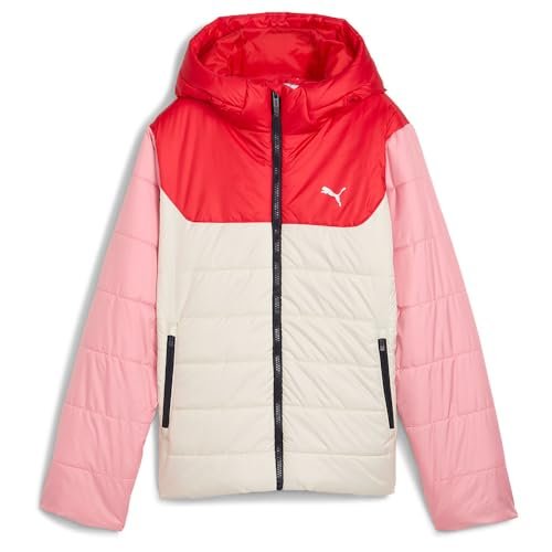 PUMA Unisex dziecięca kurtka z kapturem Ess wyściełana kurtka płaszcz (1 szt.)